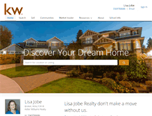 Tablet Screenshot of lisajoberealty.com